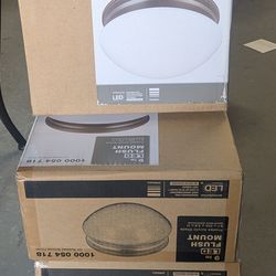 3- 9 inch LED flush mount ceiling lights