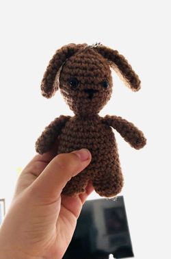 CROCHETED DOGGY KEYCHAINS