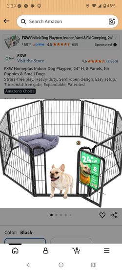 Homeplus playpen 24in 8panel
