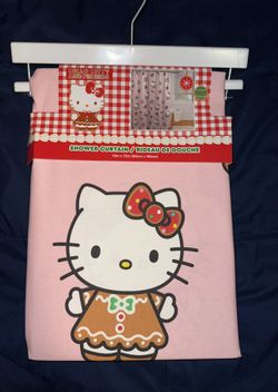 Hello Kitty Christmas Shower Curtain