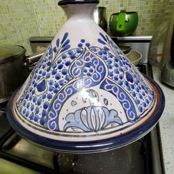 tangine dish (moroccan ceramic)