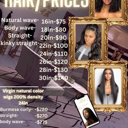 Raw Human Hair 