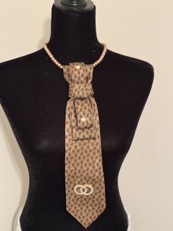 *REDUCED*Custom Necktie Necklace, $30-If You See This Post It’s Available