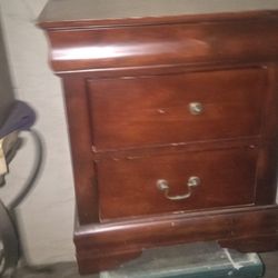 Brown Night Stand.  $20.   In Farmersville 
