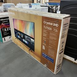 70” Samsung Crystal TU7000 4K Smart TV