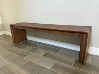 Solid Wood Entryway Bench