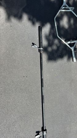CAP 45 pound Olympic bar with clamps