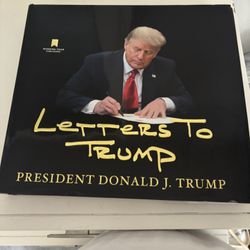 Letters To Trump Book, Like New 