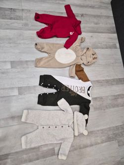SIZE 0-3 Baby Clothes Bundle with Outerwear and Holiday Outfits