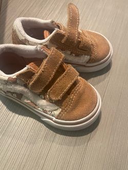 Cute Little Vans for girls size 4 children. Like new only used a few times.