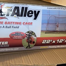 Heater Sports Power Alley Batting Cage & Pitching Machine