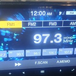 alpine double din apple car play android auto