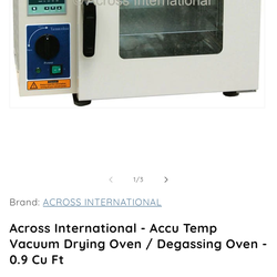 Vacuum oven by across international