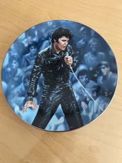 Elvis Presley Collector Plate Comeback Special '68 I'm all Shook Up 1990