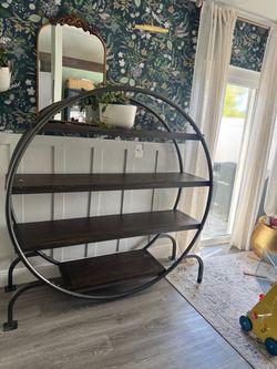 World market circle bookshelf