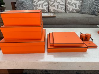 Hermes boxes, lot of 9