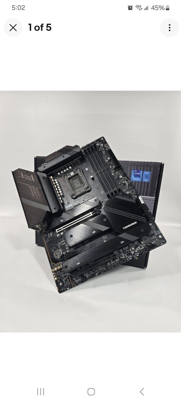 MSI MAG Z790 Tomahawk WiFi Computer Gaming Motherboard With Contact Frame