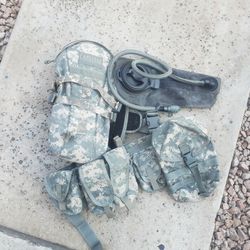 Camelbak Hydration Backpack With Extra Pouches