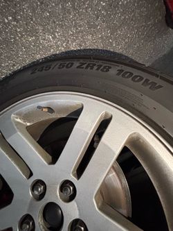 18-Inch Wheel and Tire 245/50 ZR18