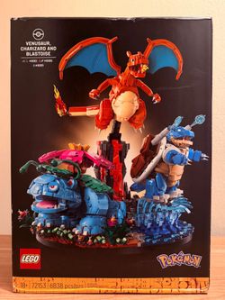 LEGO Pokémon 72153 Venusaur, Charizard and Blastoise Set