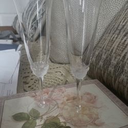 Wedding Bride flautes Pair