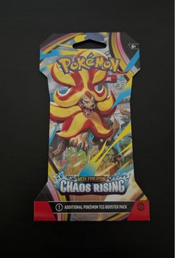 Pokemon Chaos Rising TCG Booster Pack 1 Pack