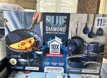 Blue Diamond 11-Piece Cookware Set
