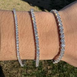 Moissanite Tennis Bracelets