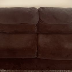 Chocolate Couch And Love Seat 