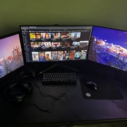 Gaming PC With 3 Monitors 
