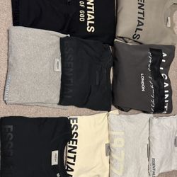 Essentials Clothing Lot + Allsaints Hoodie 