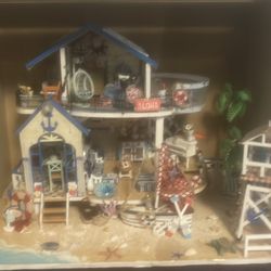 Minature Art beach house