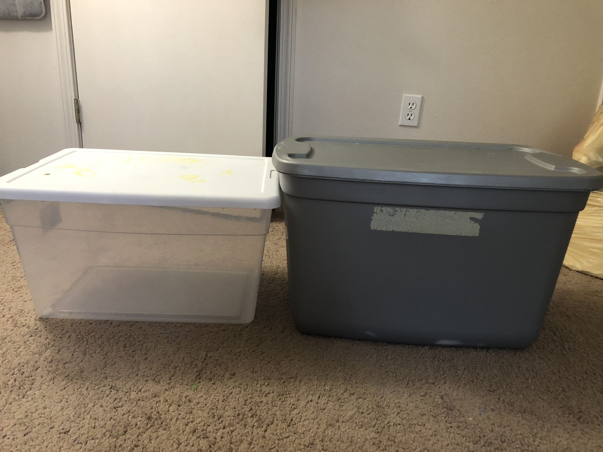 Two storage containers