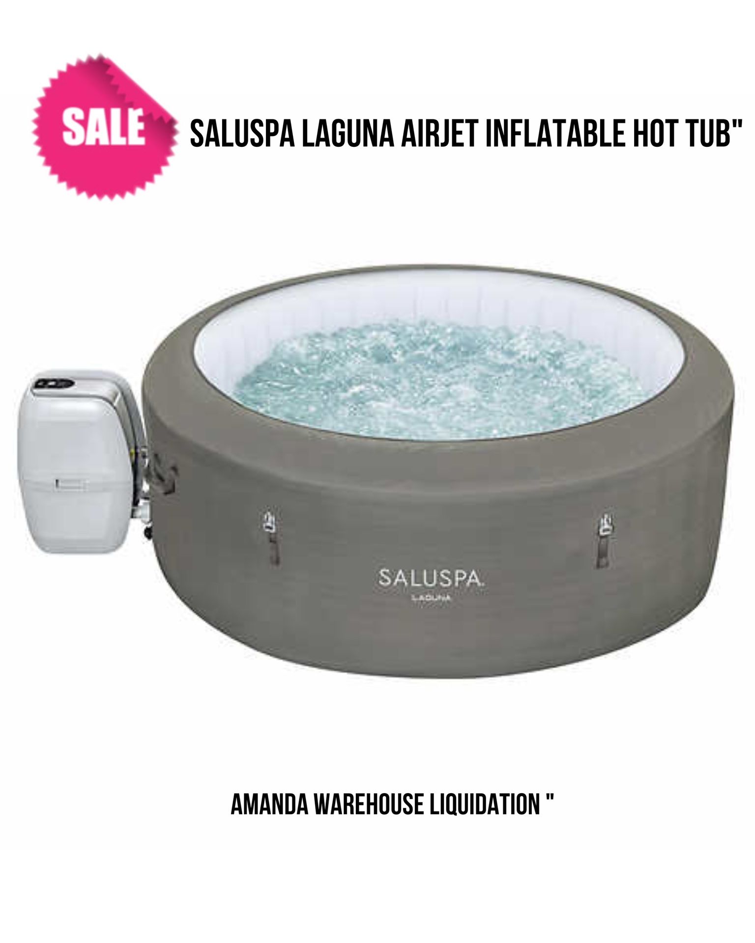 SaluSpa Laguna AirJet Inflatable Hot Tub 🔥👌🏼🔥 MAKE ME AN OFFER