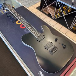 Schecter Evil Twin PTSLS Matte Black Top T-Style Electric Guitar