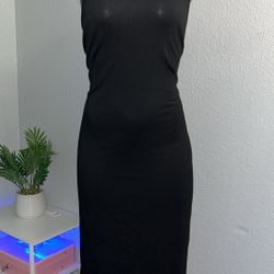 Black Midi Dress 