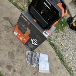 Generac 1600W Output / 3200 Peak 2106Wh Portable Battery Power Station with Push Button Start and Solar Charging - GB2000