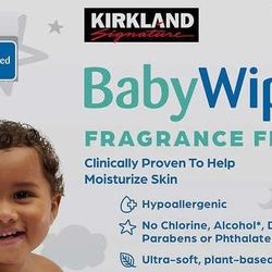 Kirkland Signature (Costco Brand) Baby Wipes Fragrance Free