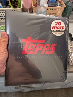 Topps card binder  with 300+ cards. Great for new collectors