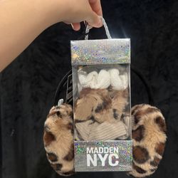 Ear Muffs And 3 Pc Scrunchies 