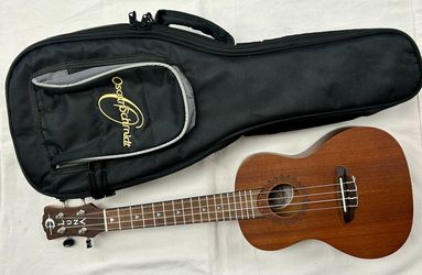 Luna UKE VMC EL Acoustic Electric Ukulele w/ Oscar Schmidt Gig Bag