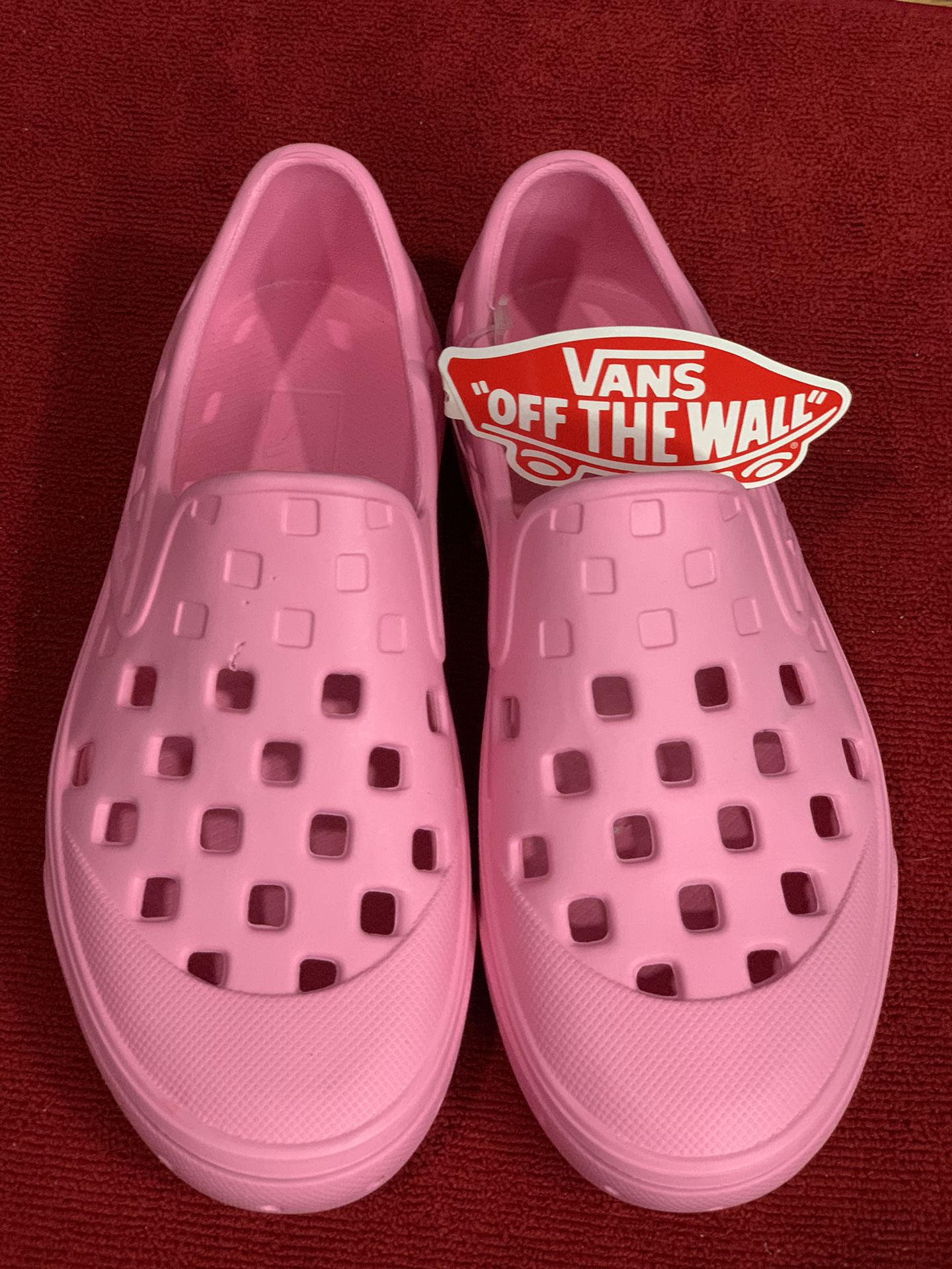 Vans Kids Pink Slip-On TRK Little Kids Sneakers 