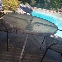 Outdoor Patio Table with Chairs