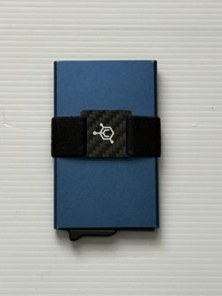 Code 118 Dark Blue Metal RFID Secured Wallet