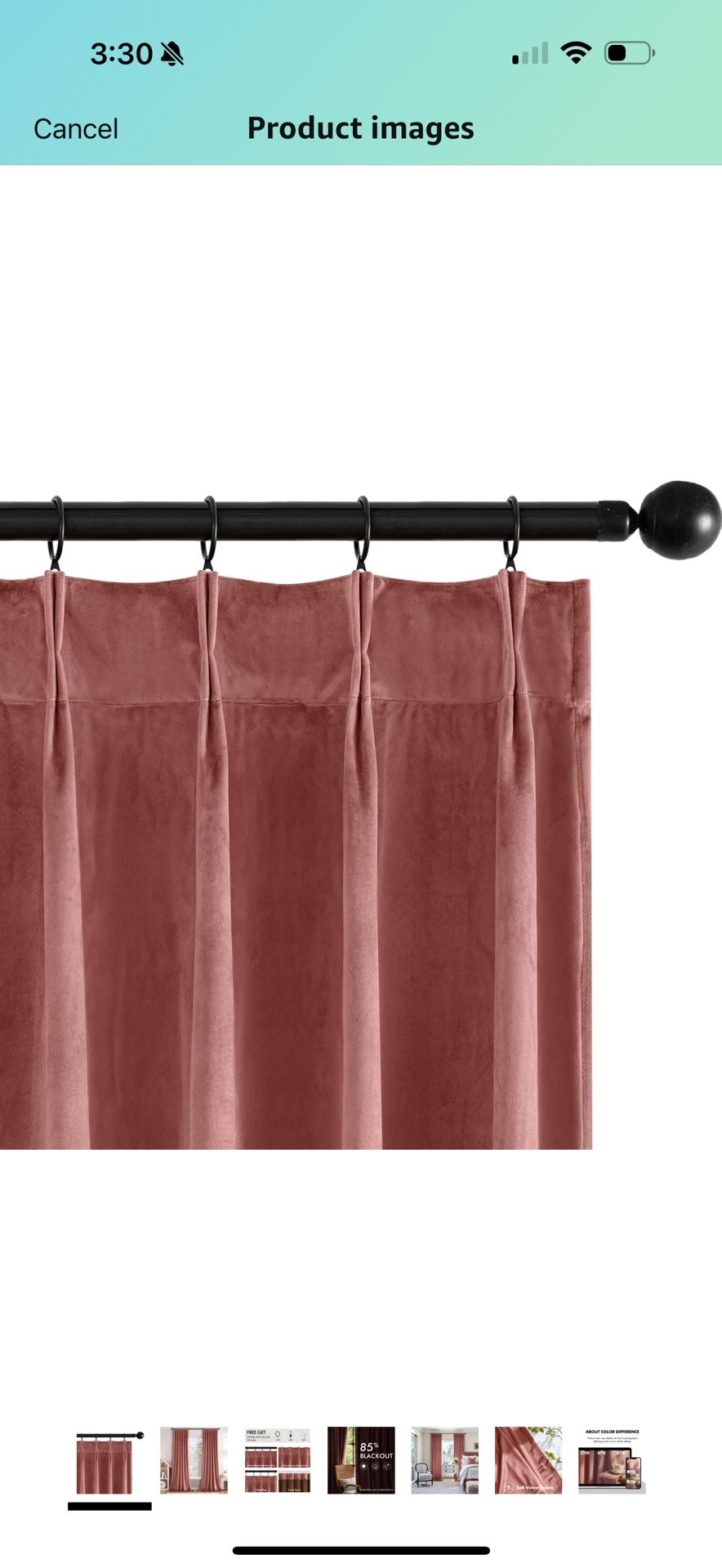 MIULEE Dusty Rose Velvet Curtains 96 inches Long, Pinch Pleated Blackout Drapes with Hooks, Thermal Insulated Pinch Pleat Panels for Bedroom Living Ro