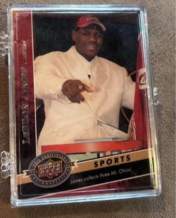 LeBron James Upper Deck Retrospective Trading Card