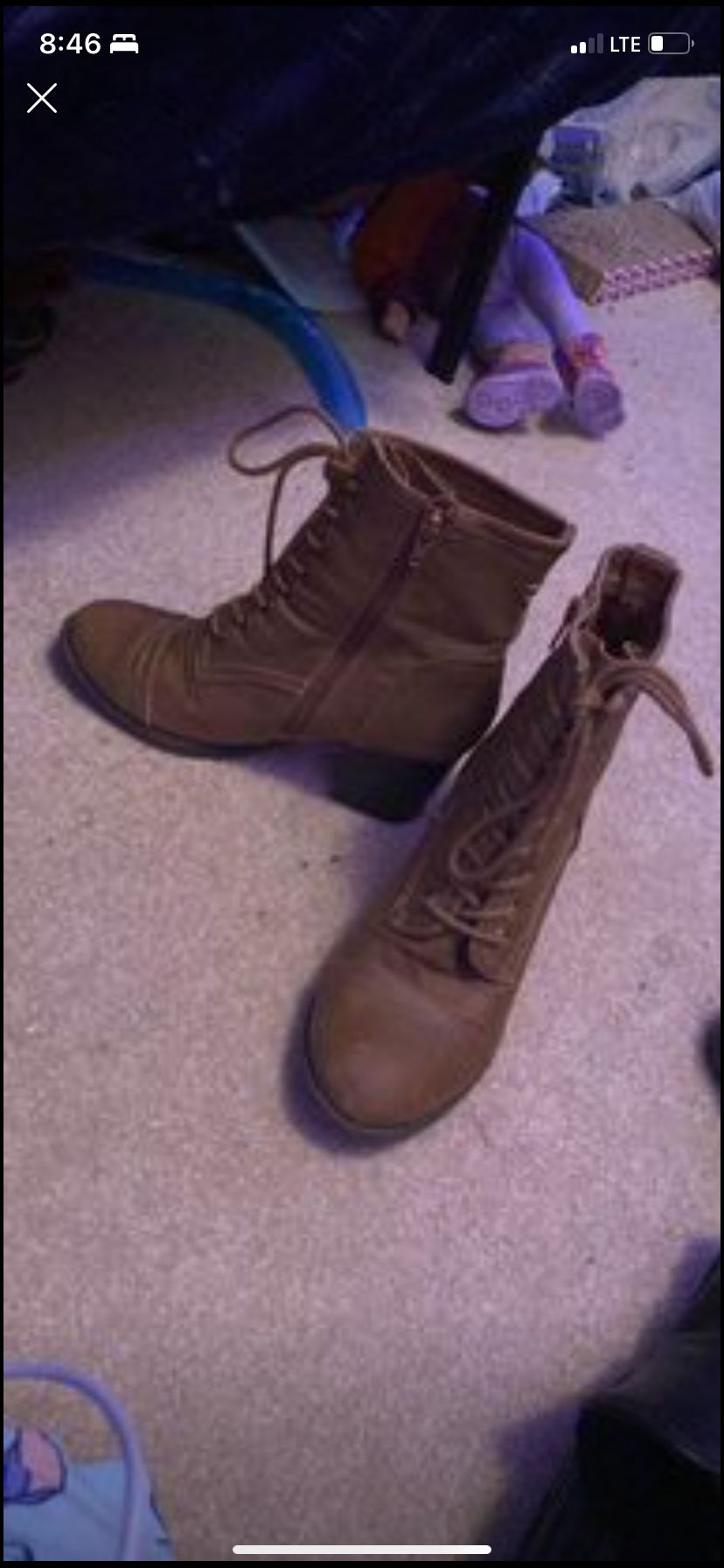 brown heel boots