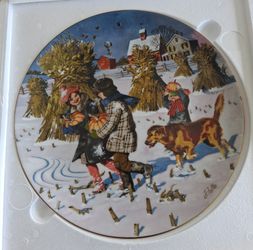 Beautiful plate in box