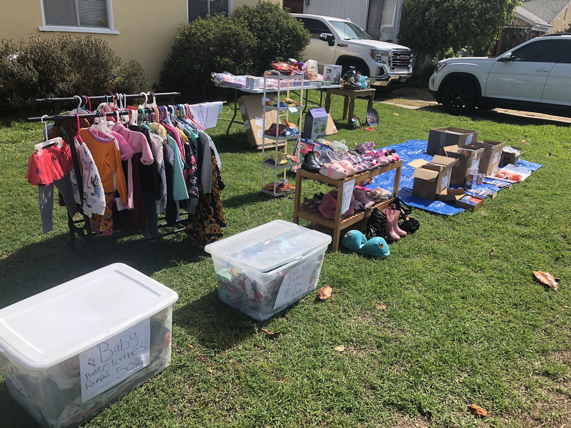 Yard Sale Baby Clothes Toys Girls Clothes