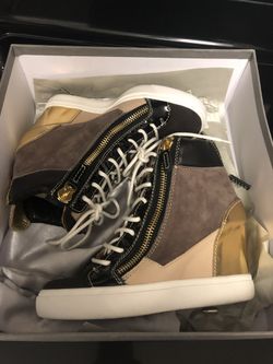 giuseppe zanotti wedge in camoscio in marrone size 37